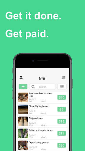 Run android online APK gig - oddjob marketplace from MyAndroid or emulate gig - oddjob marketplace using MyAndroid