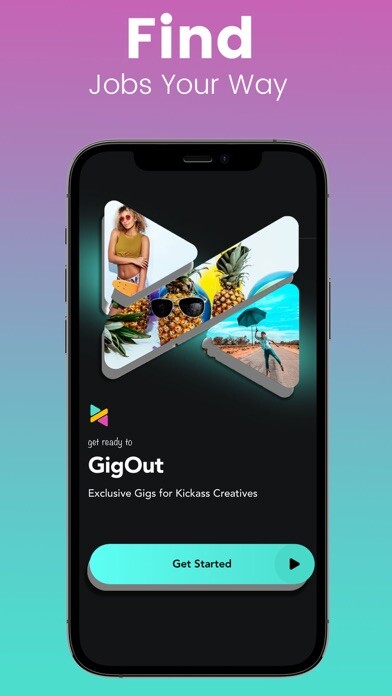 Emulate iPhone app GigOut: Fun Jobs for Creatives using MyAndroid Emulate iPhone app GigOut: Fun Jobs for Creatives using MyAndroid