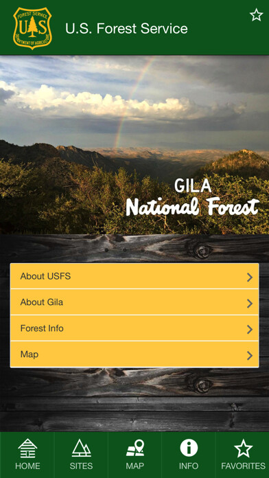 Emulate iPhone app Gila National Forest using MyAndroid Emulate iPhone app Gila National Forest using MyAndroid