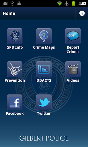 Run android online APK Gilbert Police from MyAndroid or emulate Gilbert Police using MyAndroid