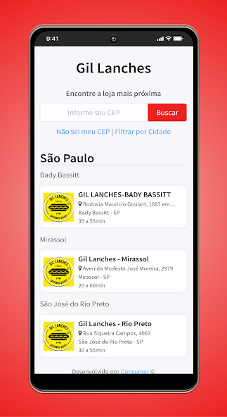 Emulate iPhone app Gil Lanches using MyAndroid Emulate iPhone app Gil Lanches using MyAndroid