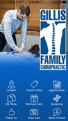 Emulate Android APK Gillis Family Chiropractic
