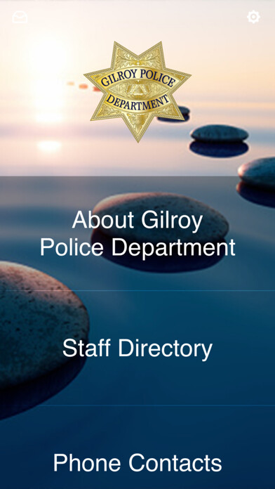 Emulate iPhone app Gilroy Police Department using MyAndroid