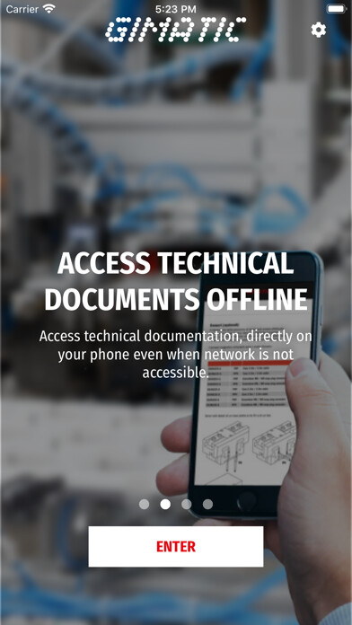 Emulate iPhone app Gimatic App using MyAndroid