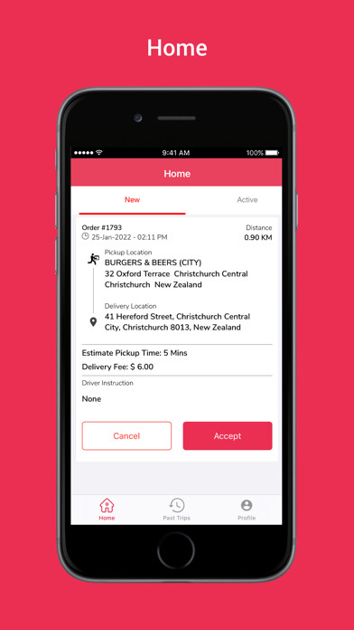 Emulate iPhone app GIMME Delivery Partner using MyAndroid