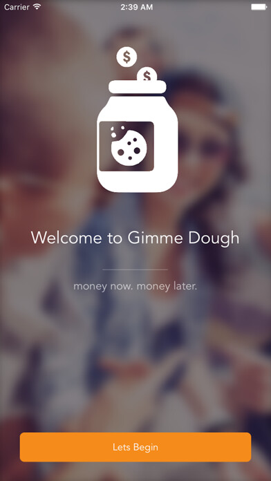 Emulate iPhone app Gimme Dough - money now. money later. using MyAndroid Emulate iPhone app Gimme Dough - money now. money later. using MyAndroid