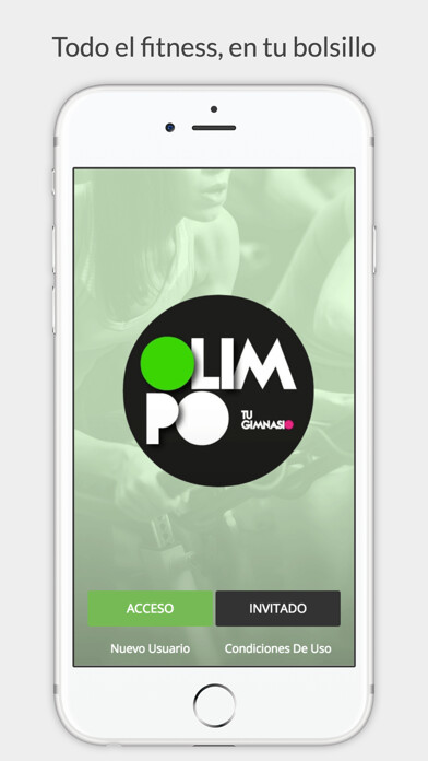 Emulate iPhone app Gimnasio Olimpo using MyAndroid