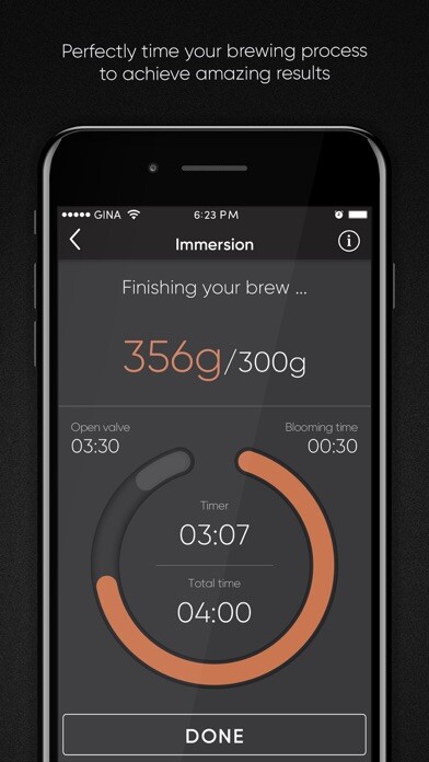 Emulate iPhone app GINA – Smart coffee brewer using MyAndroid Emulate iPhone app GINA – Smart coffee brewer using MyAndroid