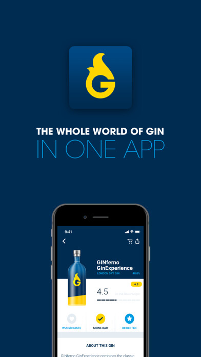 Emulate iPhone app GINferno - Perfect Gin & Tonic using MyAndroid Emulate iPhone app GINferno - Perfect Gin & Tonic using MyAndroid