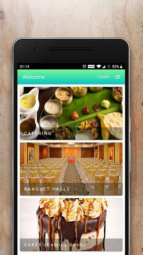 Run android online APK GingerBee - Book Banquet Halls & Catering Service from MyAndroid or emulate GingerBee - Book Banquet Halls & Catering Service using MyAndroid