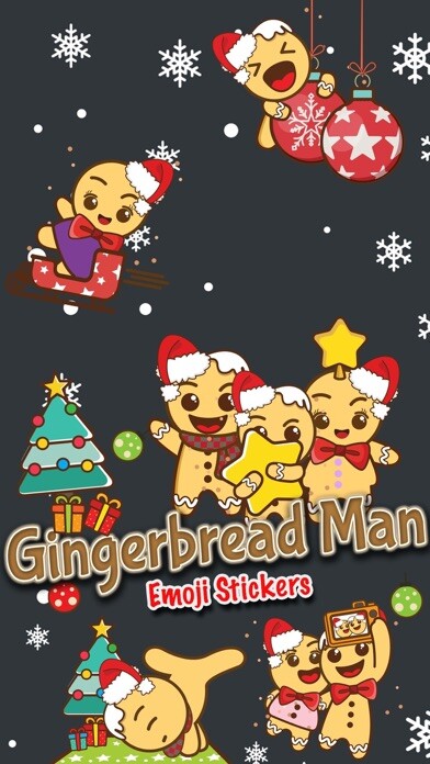 Emulate iPhone app Gingerbread Man Emoji Stickers using MyAndroid Emulate iPhone app Gingerbread Man Emoji Stickers using MyAndroid