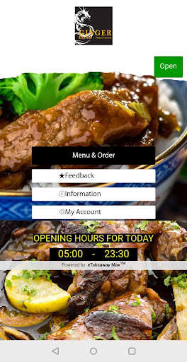 Run android online APK Ginger Express Takeaway from MyAndroid or emulate Ginger Express Takeaway using MyAndroid