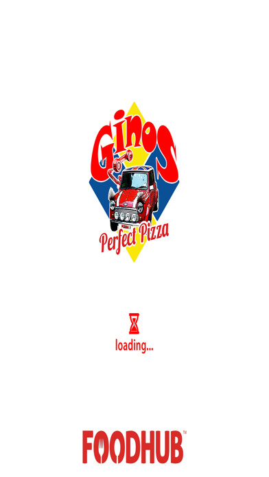 Emulate iPhone app Ginos Perfect Pizza Telford using MyAndroid
