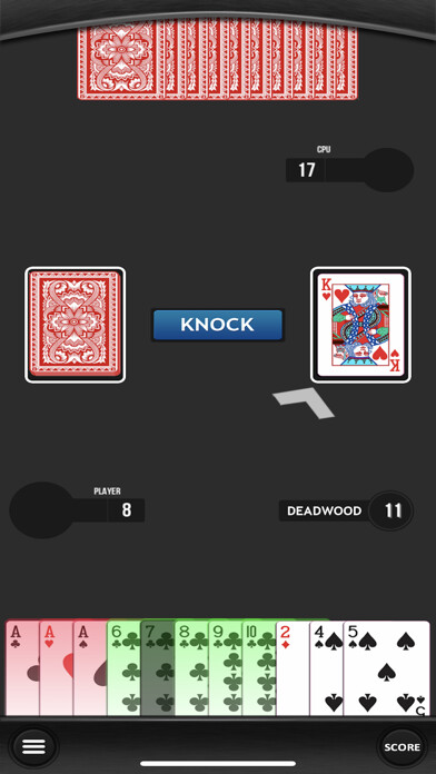 Emulate iPhone app Gin Rummy Card Game Dark using MyAndroid Emulate iPhone app Gin Rummy Card Game Dark using MyAndroid