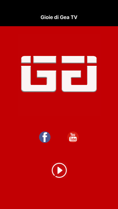 Emulate iPhone app Gioie di Gea TV using MyAndroid