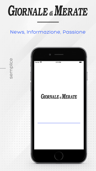 Emulate iPhone app Giornale di Merate Digitale using MyAndroid