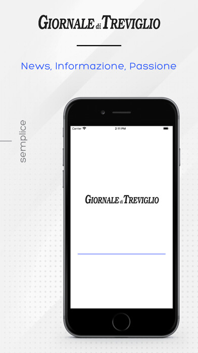 Emulate iPhone app Giornale di Treviglio using MyAndroid
