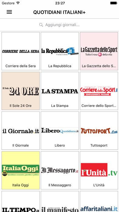 Emulate iPhone app Giornali Italiani - Notizie using MyAndroid Emulate iPhone app Giornali Italiani - Notizie using MyAndroid