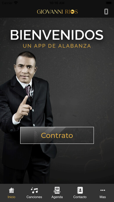 Emulate iPhone app Giovanni Rios Ministry using MyAndroid Emulate iPhone app Giovanni Rios Ministry using MyAndroid