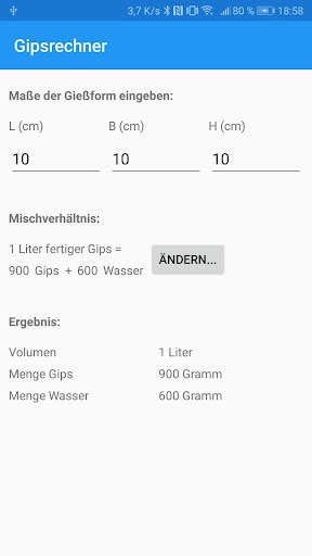Run android online APK Gipsrechner from MyAndroid or emulate Gipsrechner using MyAndroid