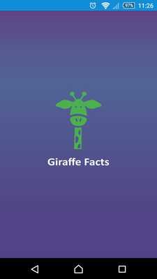 Emulate Android APK Giraffe Facts Emulate Android APK Giraffe Facts