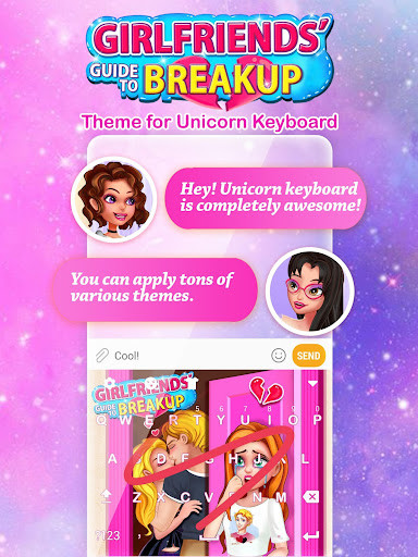 Run android online APK Girlfriends Guide Keyboard Theme for Girls from MyAndroid or emulate Girlfriends Guide Keyboard Theme for Girls using MyAndroid