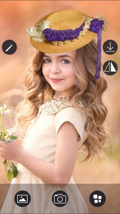 Emulate iPhone app Girl Hat Photo editor - Photo Booth using MyAndroid Emulate iPhone app Girl Hat Photo editor - Photo Booth using MyAndroid