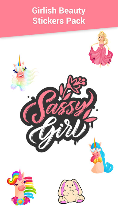 Emulate iPhone app Girlish Beauty Stickers using MyAndroid Emulate iPhone app Girlish Beauty Stickers using MyAndroid