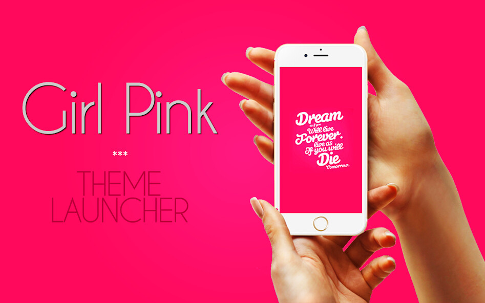 Run android online APK Girl Pink Theme and Launcher from MyAndroid or emulate Girl Pink Theme and Launcher using MyAndroid