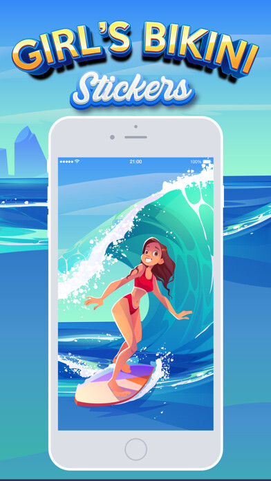 Emulate iPhone app Girls Bikini Stickers using MyAndroid Emulate iPhone app Girls Bikini Stickers using MyAndroid