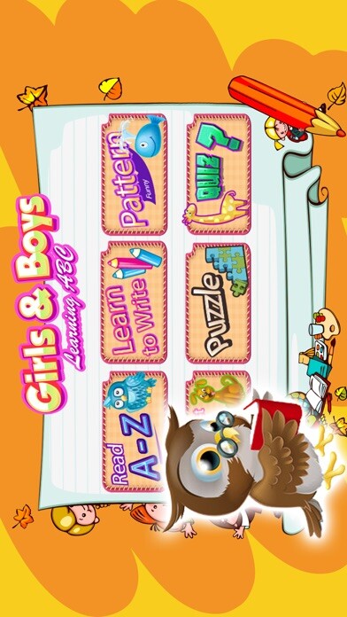 Emulate iPhone app Girls & boys learning abc with educational games using MyAndroid Emulate iPhone app Girls & boys learning abc with educational games using MyAndroid