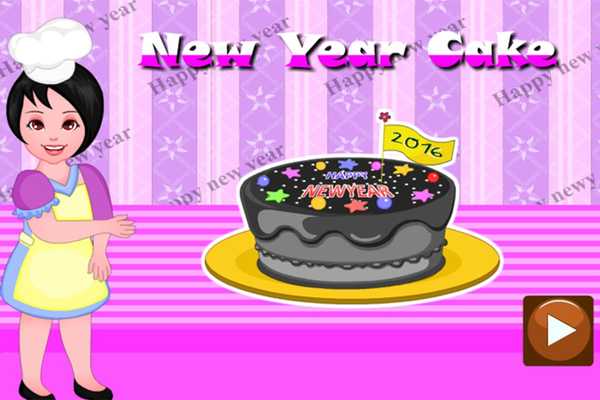 Emulate Android APK Girls Cooking-New Year Cake