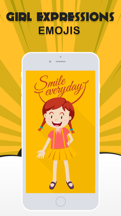 Emulate iPhone app Girls Expression Emoji using MyAndroid