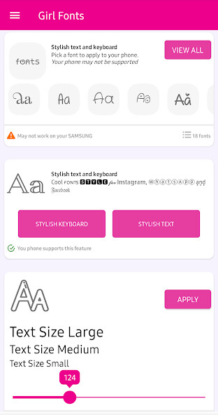 Run android online APK Girls Fonts for FlipFont from MyAndroid or emulate Girls Fonts for FlipFont using MyAndroid
