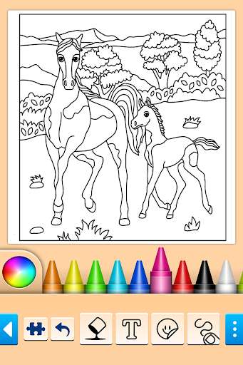 Emulate Android APK Girls games: Painting and coloring