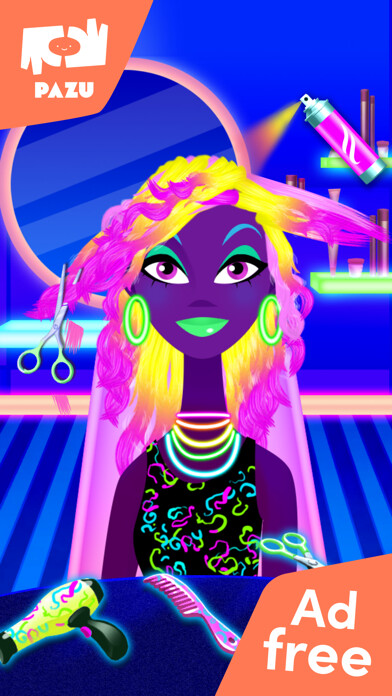 Emulate iPhone app Girls Hair Salon Glow using MyAndroid Emulate iPhone app Girls Hair Salon Glow using MyAndroid