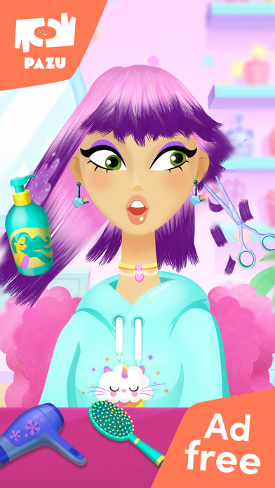 Emulate iPhone app Girls Hair Salon Kids Games using MyAndroid Emulate iPhone app Girls Hair Salon Kids Games using MyAndroid