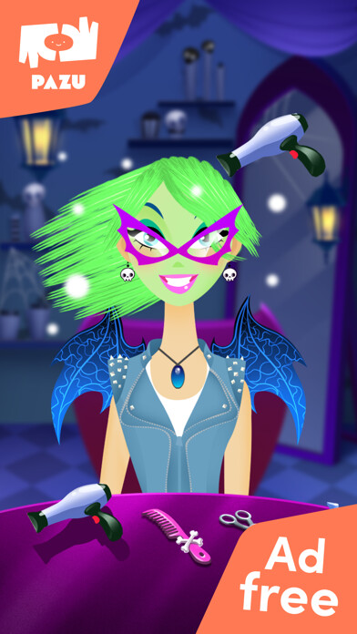 Emulate iPhone app Girls Hair Salon Monsters using MyAndroid Emulate iPhone app Girls Hair Salon Monsters using MyAndroid