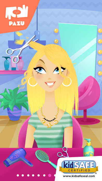 Emulate iPhone app Girls Hair Salon using MyAndroid Emulate iPhone app Girls Hair Salon using MyAndroid