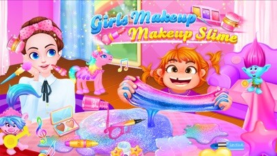 Emulate iPhone app Girls Makeup Salon & Slime Fun using MyAndroid
