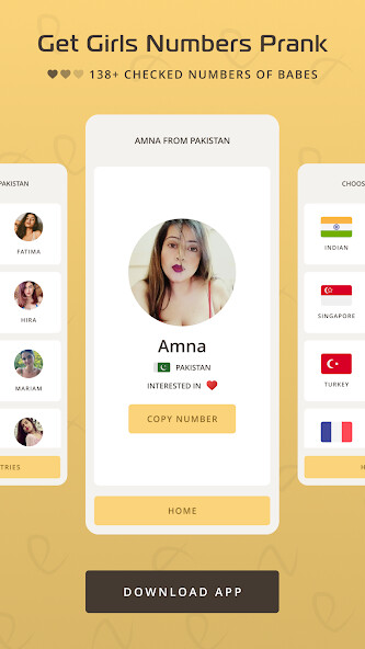 Run android online APK Girls Mobile Numbers, GF Call from MyAndroid or emulate Girls Mobile Numbers, GF Call using MyAndroid