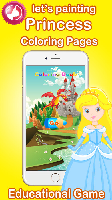 Emulate iPhone app Girls Princess Coloring Pages Education Game using MyAndroid Emulate iPhone app Girls Princess Coloring Pages Education Game using MyAndroid