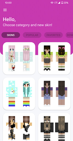 Run android online APK Girls Skins from MyAndroid or emulate Girls Skins using MyAndroid