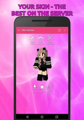 Emulate Android APK Girls Skins with Ears for Minecraft in 3D Emulate Android APK Girls Skins with Ears for Minecraft in 3D