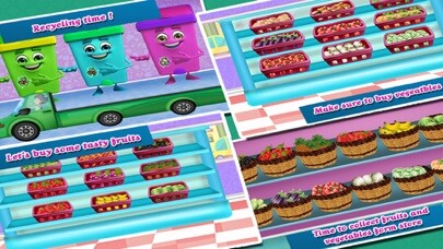 Emulate iPhone app Girls Supermarket Food Shopping using MyAndroid