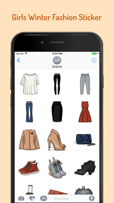 Emulate iPhone app Girls Winter Fashion EMojis using MyAndroid Emulate iPhone app Girls Winter Fashion EMojis using MyAndroid