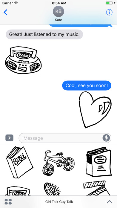 Emulate iPhone app Girl Talk Guy Talk using MyAndroid