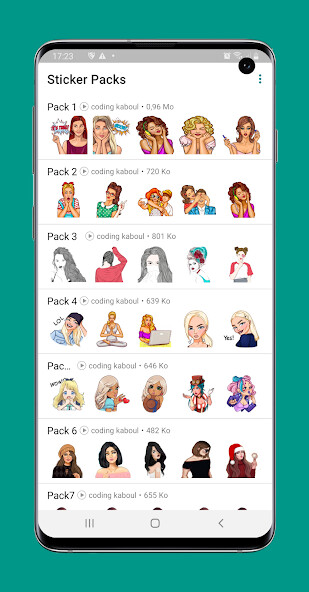 Run android online APK Girly Stickers  for WhatsApp from MyAndroid or emulate Girly Stickers  for WhatsApp using MyAndroid