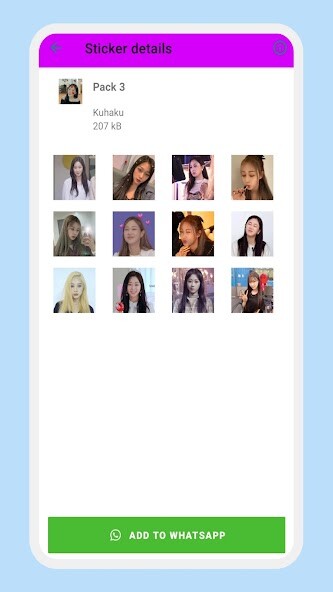 Run android online APK Giselle Aespa WAStickerApps from MyAndroid or emulate Giselle Aespa WAStickerApps using MyAndroid