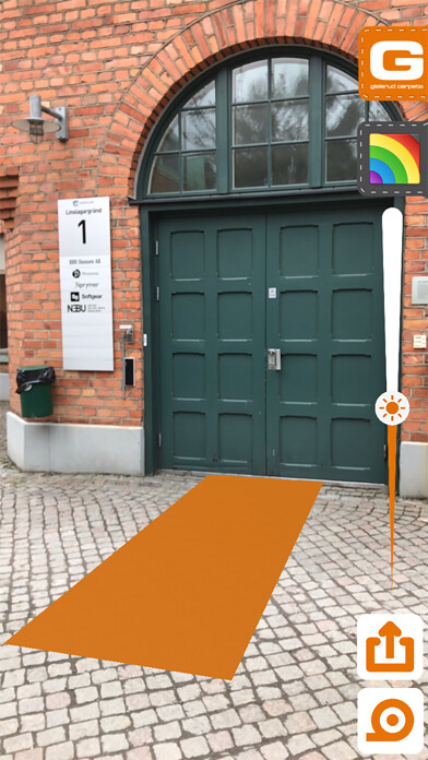 Emulate iPhone app Gislerud Carpets - Visualizer using MyAndroid Emulate iPhone app Gislerud Carpets - Visualizer using MyAndroid